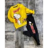 Detský outfit Snoopy v žltej farbe pre chlapca 2 kusy